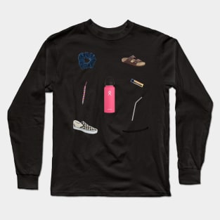 VSCO Girl Starter pack Long Sleeve T-Shirt